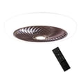 thumbnail image 3 of Lámpara de techo con ventilador, lámpara LED regulable, montaje empotrado, temporizador, ventilador de techo Marrón, 3 of 8