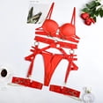 thumbnail image 1 of Conjunto de lencería moldeadora de cuerpo sexy de estilo punk metálico hecho a mano, 1 of 6