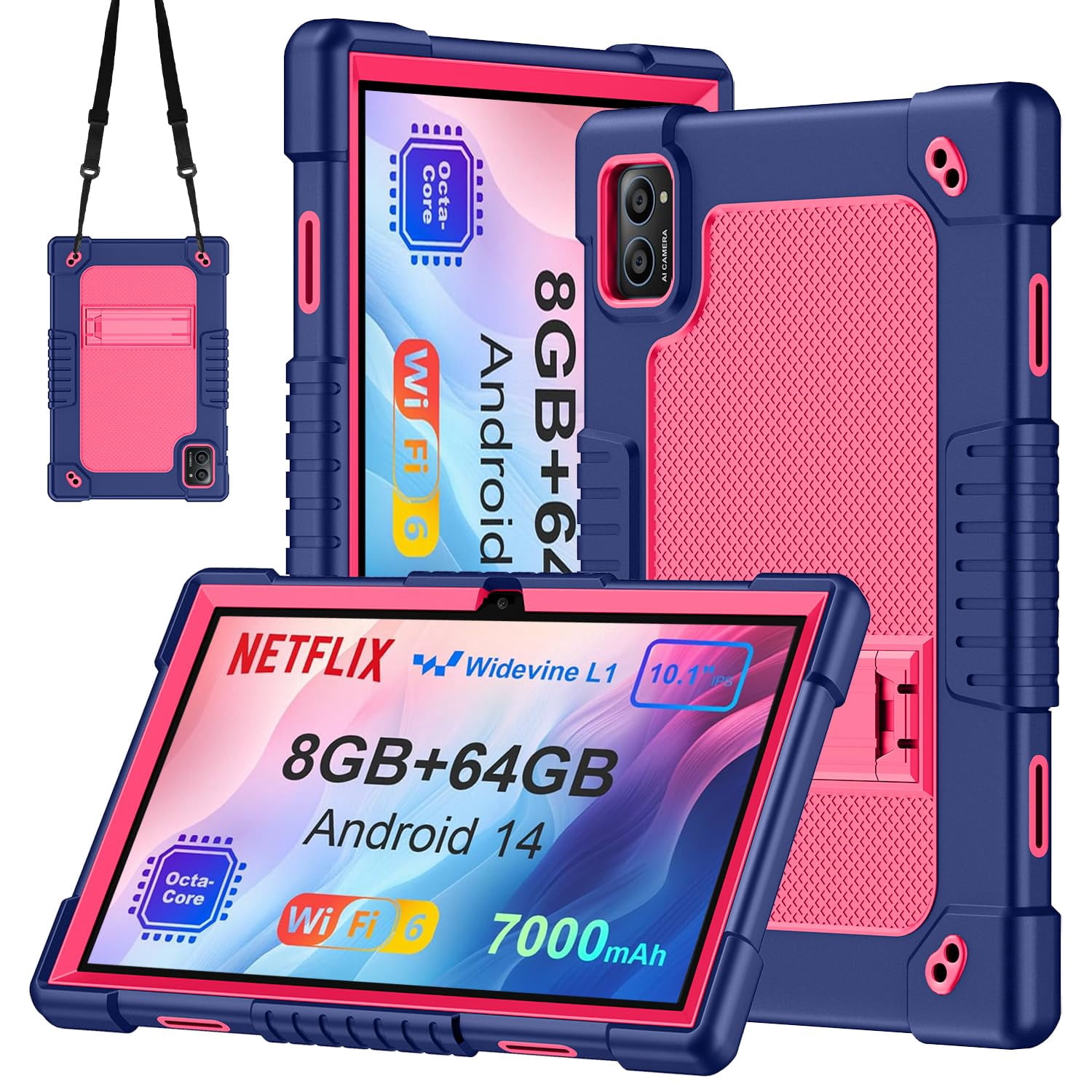 Custodia Antiurto Per Nokia T20, TCL Tab Pro 5G, VASTKING KingPad M10 - Adatta Ai Bambini