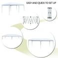 thumbnail image 5 of Topcobe 10' x 20' Canopy Tents for Outdoor, Waterproof Tents and Canopies Gazebo with Carry Bag for Wedding, Party, Commercial Event, Button Design, Five Sets, White, 5 of 8