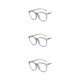 thumbnail image 1 of Minnieouse Gafas ABS de moda antiluz azul, estilo SightIn, gafas antiluz azul, gafas de ordenador, montura pasante de ceniza Type1 NO1, 1 of 6
