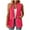 Hot Pink, variant on Wyobmus Women's Summer Sleeveless Vest Blazer Lightweight Open Front Lapel V Neck One Button Tops Fashion Casual Work Suit Vest With Pockets S-3X Gray