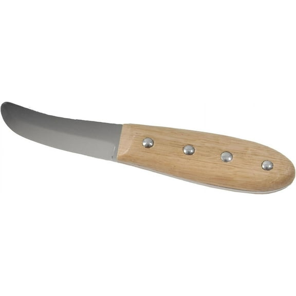 2647 Scallop Knife 6" Stainless Steel, 2.5" Blade, Bamboo - 2647