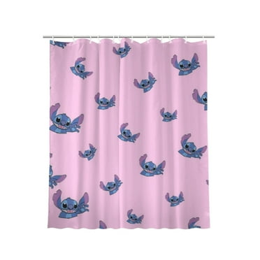 Stitch Cartoon Shower Curtain Bathroom Decoration Bath Curtain Waterproof Shower Curtain Home Decor 60 x72 Inch