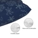 thumbnail image 3 of Fotbe Snowflake Dark Blue Funda de Almohada Decorativa Estilo Occidental, Lujo en Algodón, Fundas para Almohadas King, Cojín Estampado para Decoración del Hogar-20"x30", 3 of 6