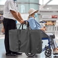 thumbnail image 3 of Foldable Wheelchair Storage Bag - 106.7 x 71 x 23 cm - Protection Cover for Chair & Scooter, 3 of 4