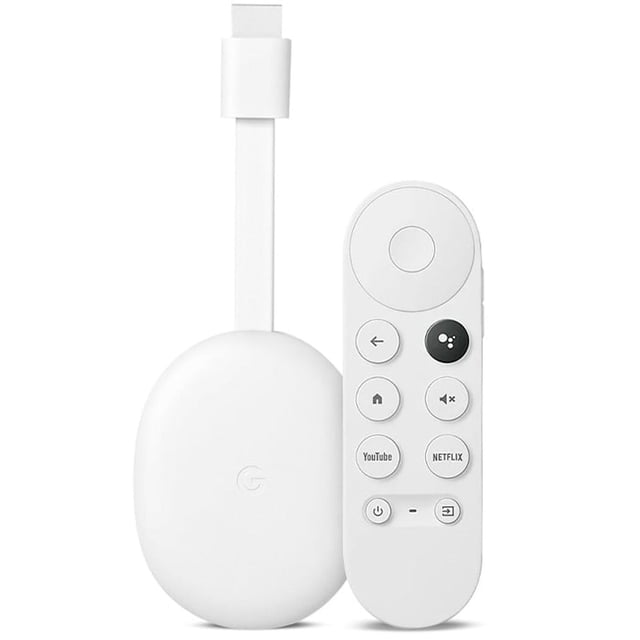 Google Chromecast 8GB 2GB RAM 4K HDR Google TV Control HDMI blanco Google GA01919-US