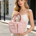 thumbnail image 1 of Women's Nylon Mommy Shoulder Bag Multi Pocket Handheld Armpit Bag Large Capacity Tote Bag Durable Design, Baby Storage Quick Access Bag for Strolling Baby Care Commute Shopping Moms, 1 of 5