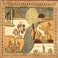 thumbnail image 1 of Ahgly Company Indoor Square Animal Brown Traditional Area Rugs, 6' Square, 1 of 4