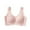 Pink, variant on WREESH Lace Bra Balconette Bra Women Seamless Underwear No Underwire Bras Wireless Bras Gathered and Side Breasts Sports Lace Sleeping Bra Back-Smoothing Lightly Lined Bra Underwear White