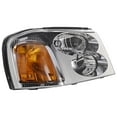 thumbnail image 2 of Headlamp Assembly Compatible with 2002-2009 GMC Envoy XL Envoy Envoy XUV 4.2L 5.3L I6 LL8 LM4 HALOGEN G100103Q 291HP, 2 of 8