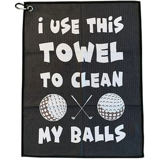  Golf Towels for Golf Bags for Men Funny Gradient Golf Themed  Gifts for Men Women Wife Golfers Unique with Clip Yellow Turquoise and Teal  24x16 in : Sports & Outdoors