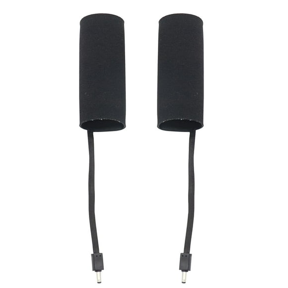 Poignées de Guidon Chauffantes pour Moto 12V - Diamètre Universel 20-30 mm, 3 Modes de Température (45 °C-55 °C), Matériau Kevlar, Puissance 10 W-20 W, Longueur de Câble 108 Cm/146 cm, Feuille Chauffante USB, Noir (Sans Logo) - 2020
