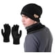 thumbnail image 1 of 3 En 1 Gorro Guantes Bufanda Para Frio Invierno Unisex Modelo Negro, 1 of 4