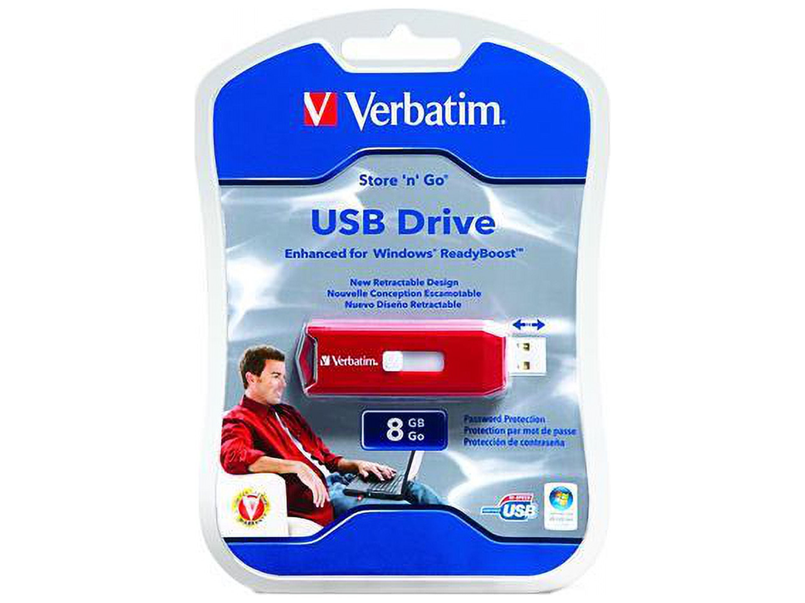 Amazon.com: Verbatim 8GB Store 'n' Go USB Flash Drive - PC