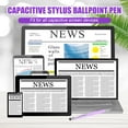 thumbnail image 4 of Xingzhi 5pcs Plastic Durable Ink Inspirational Pens Set For Long-lasting Suitable For All Occasions 1Set, 4 of 6