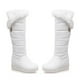 thumbnail image 1 of Botas de mujer Hebilla de metal Grueso Fleece Slip-on Plataforma Tacón medio Color sólido Invierno Cálido Botas de nieve hasta la rodilla Wmkox8yii  ghj2429, 1 of 5