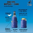 thumbnail image 3 of MONSTER COOLER® 3-in-1 ONLY Lightweight and adjustable Can/Bottle Cooler | Indestructible | Fits odd Bottle Shapes and Sizes|for ice cold Hard Seltzer, Beer, Soda (Island Paradise- Turquoise, Single), 3 of 8
