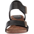 thumbnail image 3 of Sofft Womens Leather Verdi Ankle Strap Sandals (Black, 7.5), 3 of 6