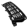 thumbnail image 4 of Ikon Motorsports Compatible with 19-21 GMC Sierra 1500 Front Bumper Hood Grille Gloss Black 2019 2020, 4 of 9