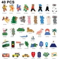 thumbnail image 1 of Pegatinas para portátil, 40 paquetes, pegatinas de vinilo estéticas impermeables de oso lindo para adolescentes y niñas, perfectas para botella de agua, portátil, teléfono, viaje Xemadio 2034431-2, 1 of 9