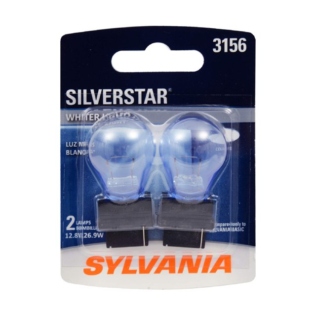 Bombilla Sylvania 3156 SilverStar Mini, luz blanca más brillante (x2)
