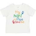 thumbnail image 3 of Inktastic Nani and Papa Love Me Boys or Girls Baby T-Shirt, 3 of 5