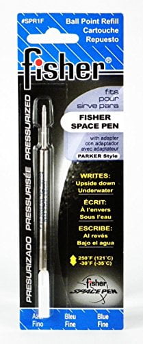 3 PACK Lot Fisher Space Pen Pressurized Refills Medium Point Burgundy Ink 