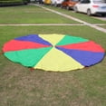 thumbnail image 3 of Paracaídas De 10 Pies Para Con 8 Manijas Tienda De Viento, Juegos De Equipo De Deporte Cooperativo Para , Juguete Macarena Juguete de paracaídas para niños, 3 of 8
