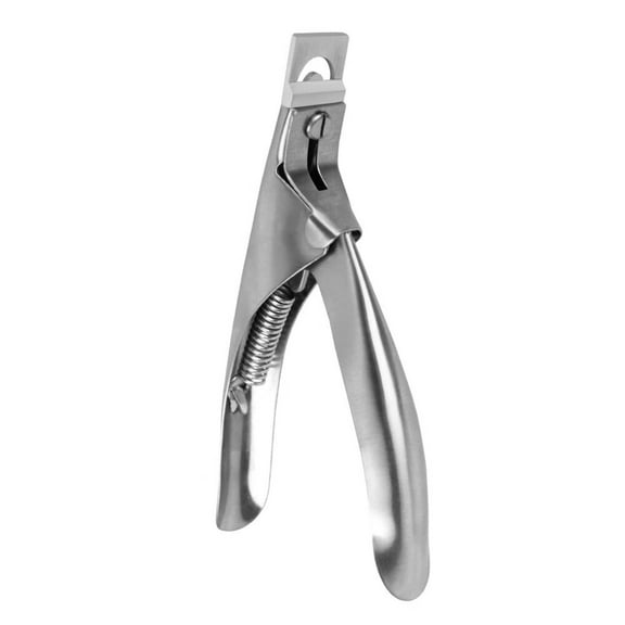 Nail Clippers Acrylic Professional Nail Clipper for Acrylic Nails,Gift for Women Fake Nail Clipper for Home Salon Nail Art Acrylic Nails Stainless Steel Adjustable (Silver)