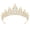 Gold, variant on Elegant Rhinestones Crystal Crowns Headpiece For Bridal Wedding Prom Party Crownpiece Hair Styling Accessories