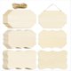 thumbnail image 1 of 24 Piezas de Letrero de Madera Colgante Sin Terminar en con Cuerdas, Letrero de Madera en Rectangular, Letreros de Puerta Artesanales Colgantes Lisos, Arte de Pared, 1 of 5