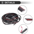 thumbnail image 5 of Unique Bargains Car Weatherstrip Door Weather Stripping Self Adhesive Weather Seal Strip 16.4Ft T-Shape EPDM Rubber, 5 of 6