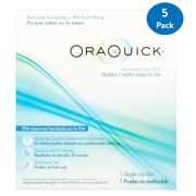 (5 pack) (5 Pack) Oraquick In-Home HIV Test