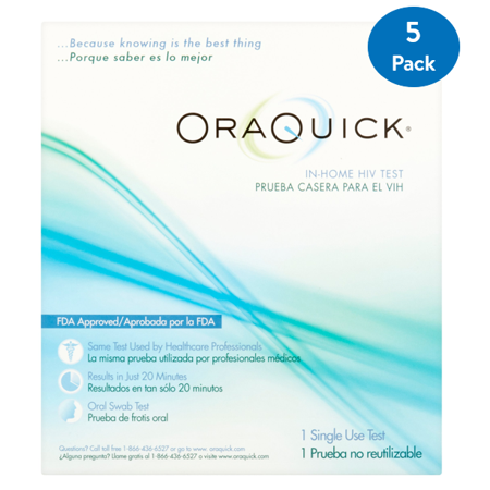 (5 pack) (5 Pack) Oraquick In-Home HIV Test