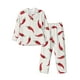 thumbnail image 1 of Balery Chili Pijama para Hombre de Dos Piezas con Manga Larga, Conjunto de Dormir y Descanso Suave con Bolsillos-Small, 1 of 7