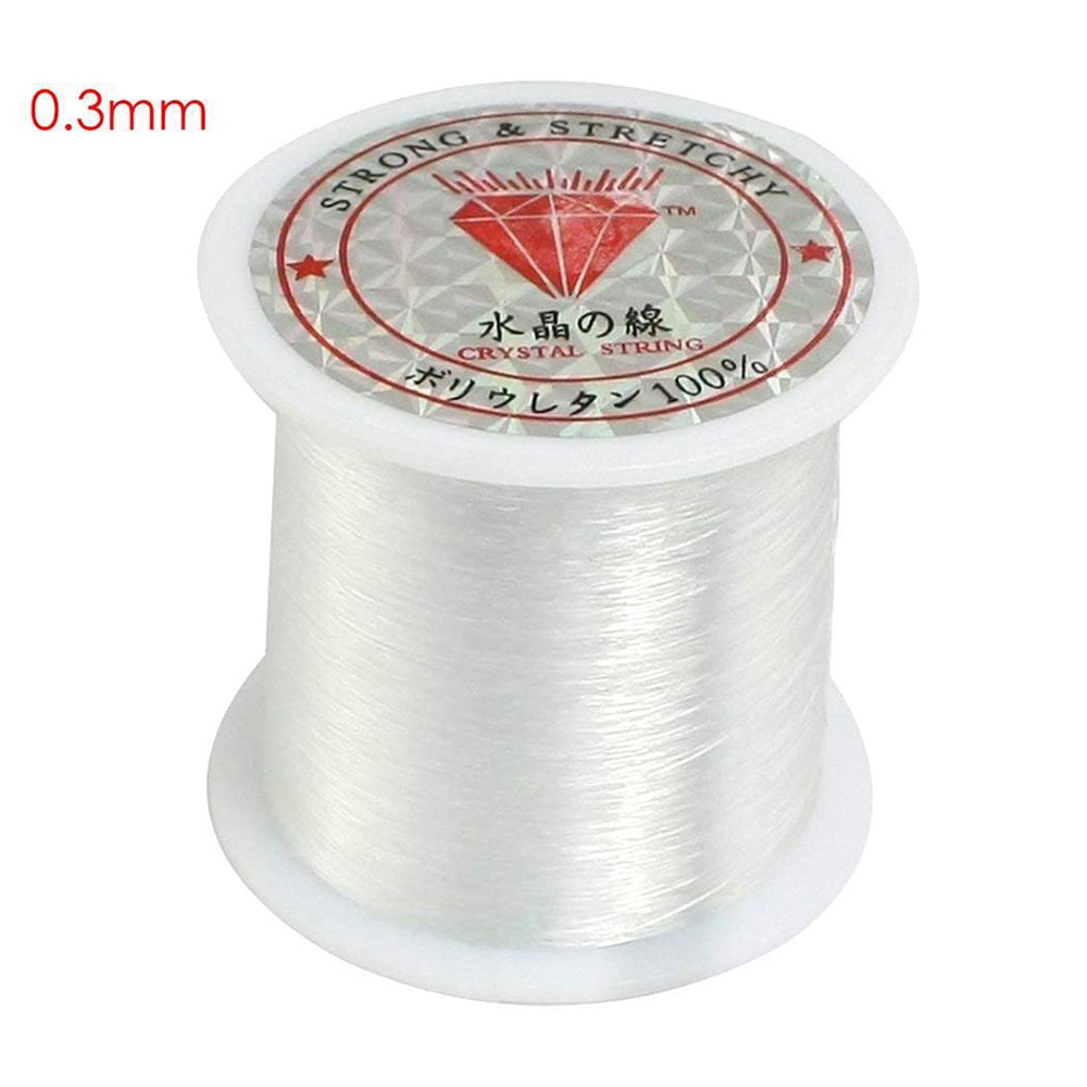 20m of Crystaline Strong & Stretchy Round Beading Thread 0.6mm 1 x Reel 