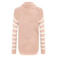 thumbnail image 2 of Vedolay Women's Tops Womens Long Sleeve Tops Waffle Knit Fashion Cropped Casual V Neck Top,Pink L, 2 of 5