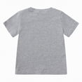 thumbnail image 4 of TOWED22 Toddler Cotton T-Shirt Short Sleeve Cute Graphic Shirt for Kids Girls Boys Tees(Grey,7-8 Y), 4 of 4