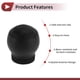 thumbnail image 5 of Cubierta de Pomo de Cambio de Marcha Única Bargains Universal para Coche SUV Camión RV Estilo Deslizante Protector de Mango de Cambio de Silicona 907-Negro, 5 of 7