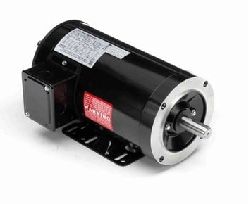 1 1/2 hp 1800 RPM 3-Phase 145TC Frame TENV (rigid base) 230/460V Marathon Motor # Y284