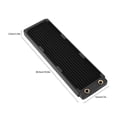 thumbnail image 1 of PC Water Cooling Copper Radiator Water Cooler CPU Heat Sink Water Cooling Row for PC Liquid Cooling System 120/240/360/480mm 360mm, 1 of 6