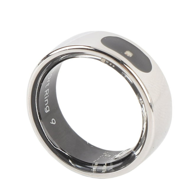 Fitness Smart Ring Touch Control Sports Health Tracker Ring Body Temperature Tracking Step Counting for Indoor Outdoor Use