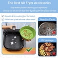 thumbnail image 4 of Panier en Silicone pour Friteuse à Air Chaud, Pot en Silicone pour Friteuse à Air, Plateau de Cuisson Réutilisable en Silicone, pour Friteuse à Air, Four, Micro-Ondes (Gris), 4 of 5