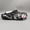 Black and white color combination, variant on Tie-dye clogs, women's casual breathable sandals