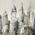 thumbnail image 2 of Mravyan, Valeria 26x26 Gold Ornate Wood Framed with Double Matting Museum Art Print Titled - New York II, 2 of 4