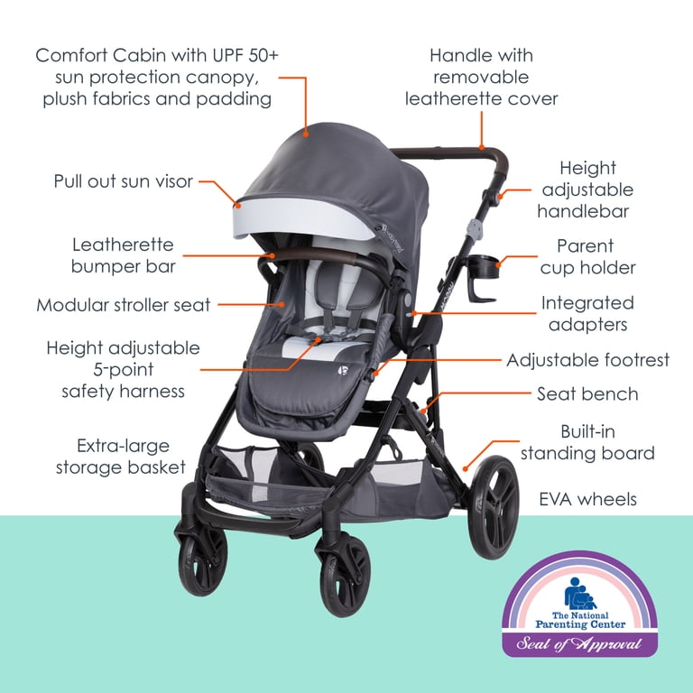 Baby Trend Morph Single to Double Modular Travel System (with EZ-Lift PLUS)