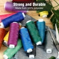 thumbnail image 3 of 30 Brother Colors, Polyester Embroidery Machine Thread Kit, 250 Yards Per Spool Fit for Brother Babylock Janome Singer Pfaff Husqvarna Bernina Embroidery and Sewing Machines, Hand Sewing Set, 3 of 10