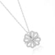 thumbnail image 4 of Gargantilla con colgante de corazón, collar de trébol, collar de trébol de cuatro hojas, collar de cuatro hojas en forma de corazón, cadena de clavícula de trébol de corazón de amor, grado profesional Jadeshay A, 4 of 8