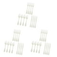 thumbnail image 3 of Transemion Plastic Forks Spoons Knifes Silverware Decor Party White 18.5cm 3Set, 3 of 6